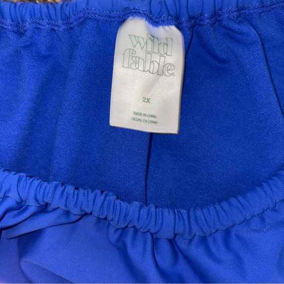 Wild Fable Blue Ruched Bikini - Picture 6 of 9